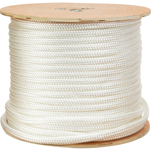 Braided White Rope, Nylon, 250' Pryde Industrial Inc.