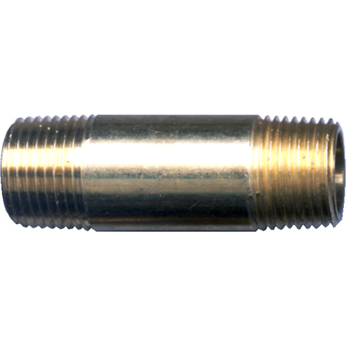 Raccord long, Laiton, 1/4", NPT x NPT Pryde Industrial Inc.