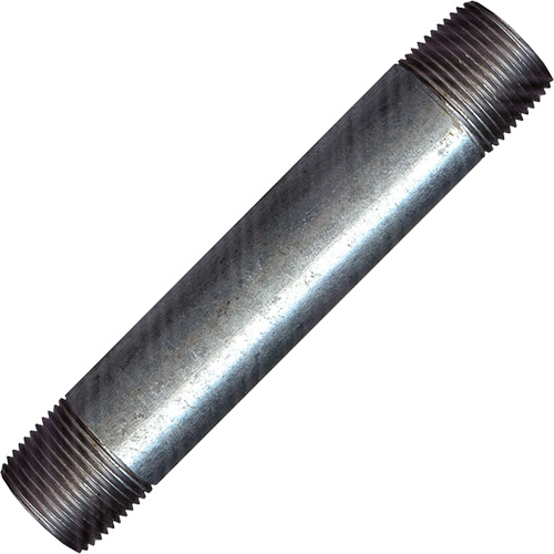 Raccord long, Galvanis&eacute;, 1/2", NPT x NPT Pryde Industrial Inc.