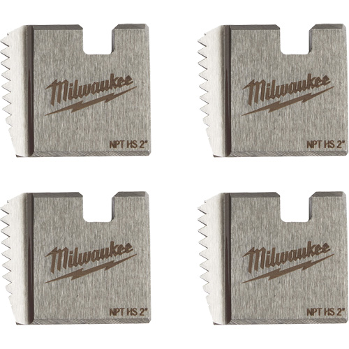 Matrices de tuyauterie portables NPT, Pour tuyau de 2", Acier rapide Pryde Industrial Inc.