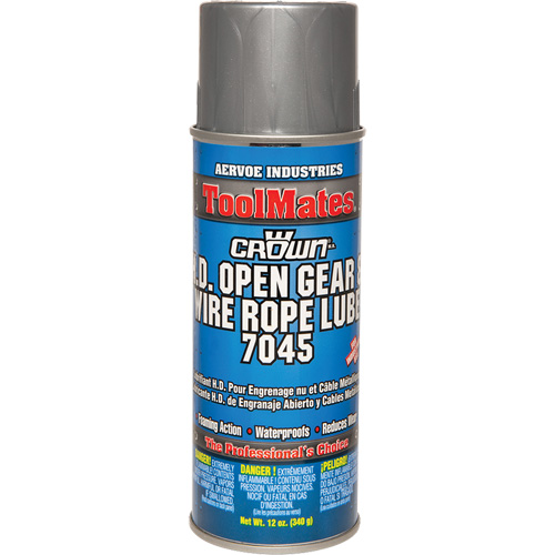 Open Gear & Wire Rope Lubricant, Aerosol Can Pryde Industrial Inc.