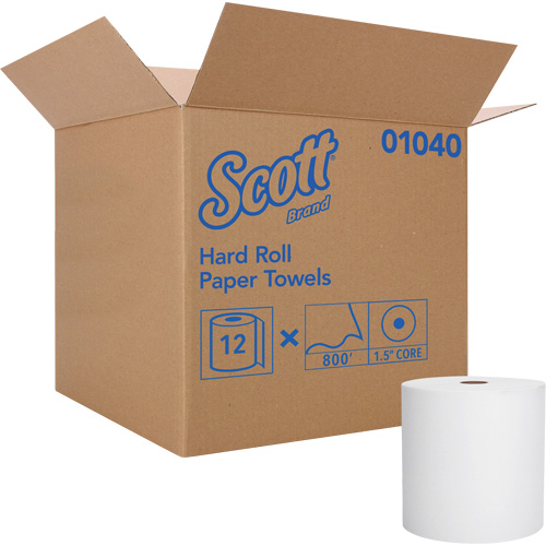Scott&reg; Essential Hard Roll Towels, 1 Ply, Standard, 800' L Pryde Industrial Inc.