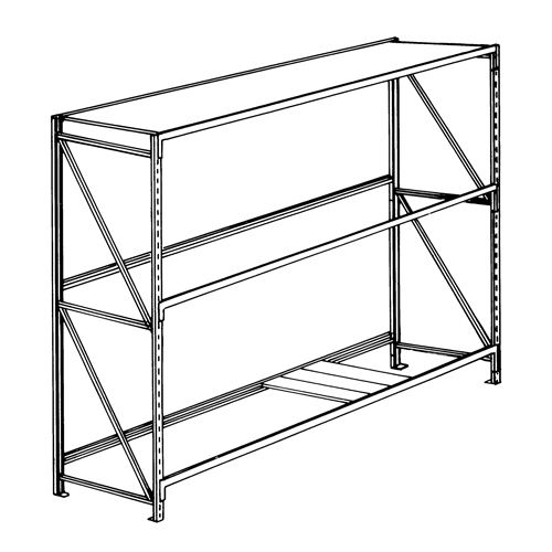 &eacute;tag&egrave;res Pronto - Panneaux de calibre 22, Acier galvanis&eacute;, 24" la x 6" p Pryde Industrial Inc.
