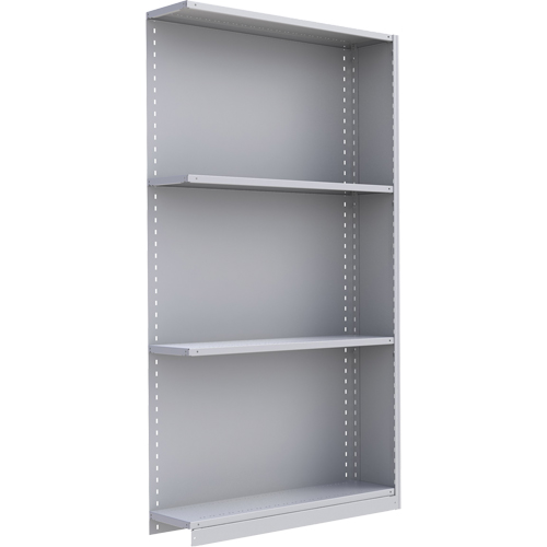 &eacute;l&eacute;ment de rayonnage Interlok, Acier, Sans boulons, Capacit&eacute; 450 lb, 48" la x 88" h x 24" p Pryde Industrial Inc.