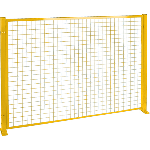 Protecteur de p&eacute;rim&egrave;tre de style treillis, 4' h x 8' la, Jaune Pryde Industrial Inc.