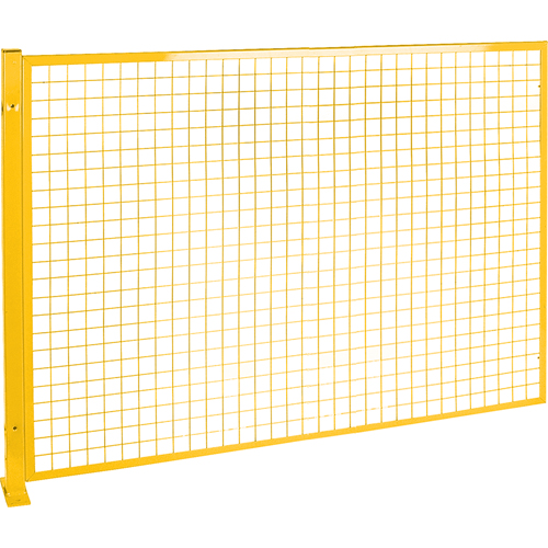 Mesh Style Perimeter Guard, 4' H x 8' W, Yellow Pryde Industrial Inc.