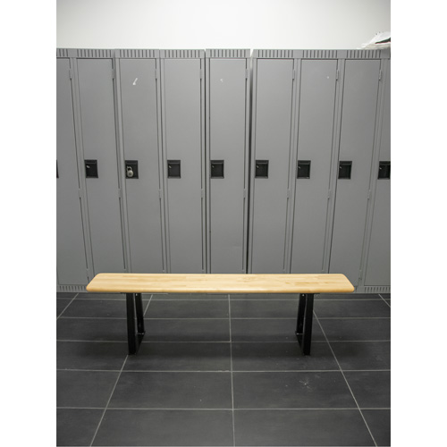 Banc pour vestiaire, Bois, 48" lo x 9-1/2" la x 16-1/2" h Pryde Industrial Inc.