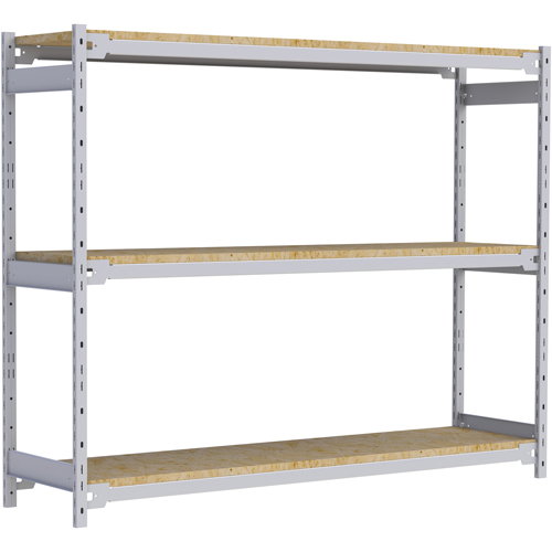 &eacute;tag&egrave;re-classeur de grande largeur, Acier, 3 Tablettes, 72" la x 18" p x 60" h Pryde Industrial Inc.