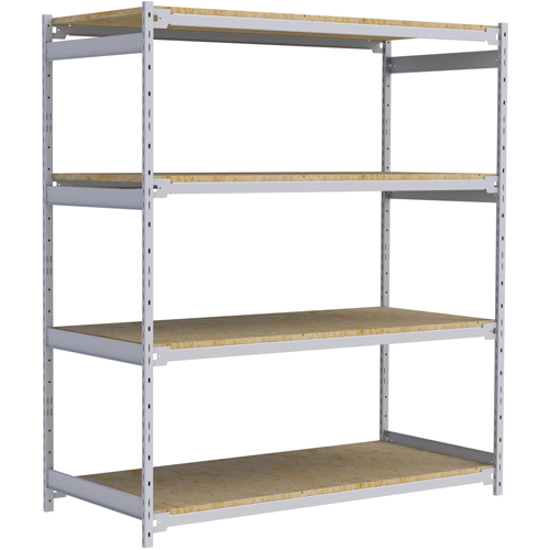 &eacute;tag&egrave;re-classeur de grande largeur, Acier, 4 Tablettes, 72" la x 32" p x 84" h Pryde Industrial Inc.