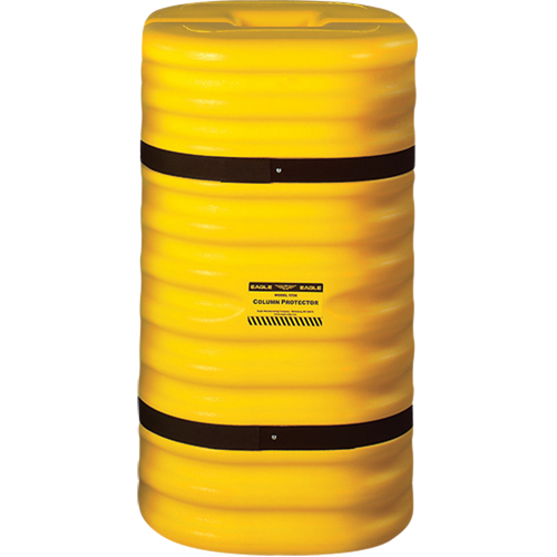 Protecteur de colonne, Ouverture int&eacute;rieure 12" x 12", 24" lo x 24" la x 42" h, Jaune Pryde Industrial Inc.