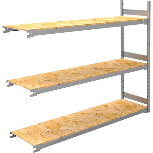 &eacute;tag&egrave;re-classeur de grande largeur, Acier, 3 Tablettes, 72" la x 18" p x 60" h, Ensemble Ajout Pryde Industrial Inc.