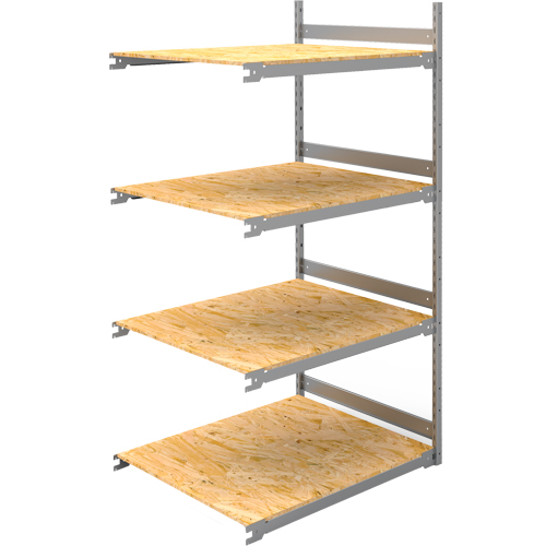 &eacute;tag&egrave;re-classeur de grande largeur, Acier, 4 Tablettes, 42" la x 32" p x 84" h, Ensemble Ajout Pryde Industrial Inc.