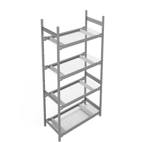 Wide Span Storage Shelving, Steel, Boltless, 1340 lbs. Capacity, 42" W x 84" H x 18" D Pryde Industrial Inc.