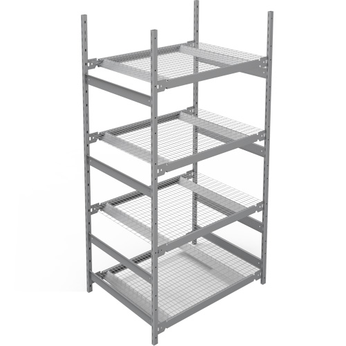 Wide Span Storage Shelving, Boltless, 1340 lbs. Capacity, 42" W x 84" H x 32" D Pryde Industrial Inc.