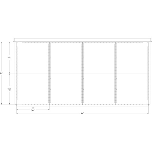 Cabinet d'entreposage &agrave; tiroirs int&eacute;gr&eacute; Interlok Pryde Industrial Inc.