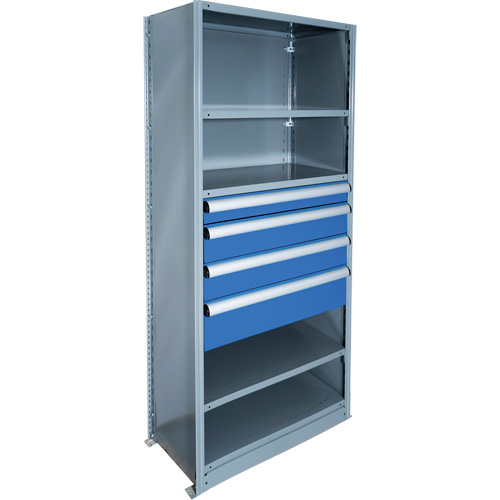 Cabinet d'entreposage &agrave; tiroirs int&eacute;gr&eacute; Interlok Pryde Industrial Inc.