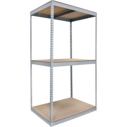 Rayonnage robuste, Acier, Sans boulons, Capacit&eacute; 1200 lb, 48" la x 84" h x 36" p Pryde Industrial Inc.
