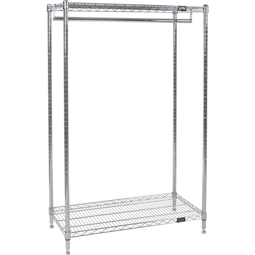 Pr&eacute;sentoir &agrave; v&ecirc;tements en fil m&eacute;tallique Pryde Industrial Inc.