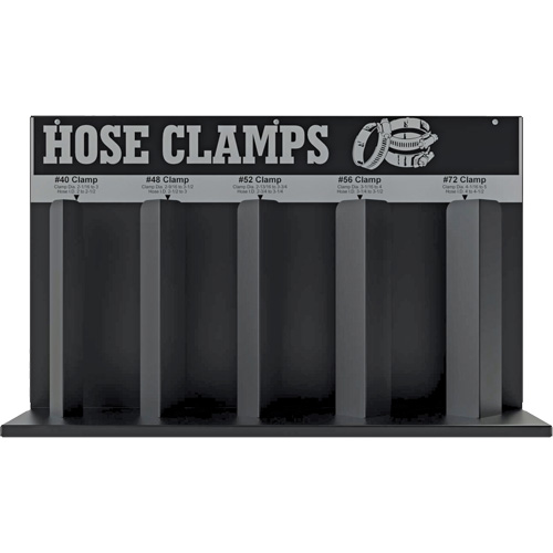 Support de rangement pour 5 colliers de serrage pour tuyaux flexibles Pryde Industrial Inc.