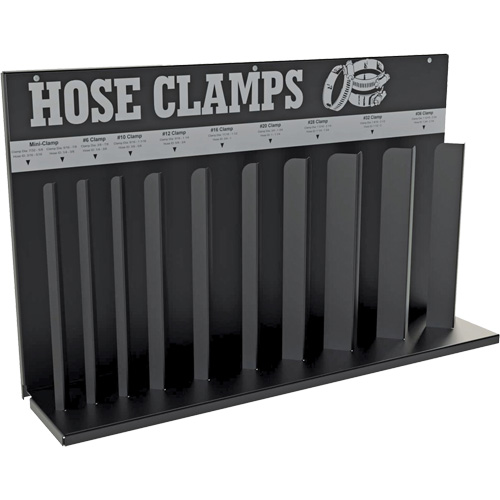 Support de rangement pour 10 colliers de serrage pour tuyaux flexibles Pryde Industrial Inc.