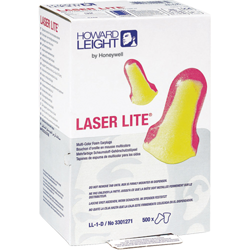 Bouchons d'oreilles Laser Lite de Howard Leight, Vrac - Boîte Pryde Industrial Inc.