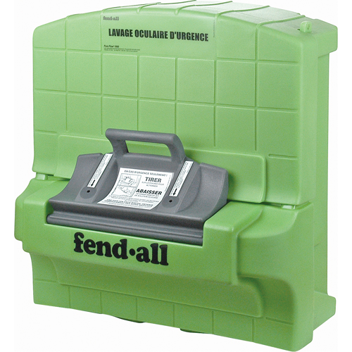 French Instructions for Fendall Pure Flow 1000&reg; Eyewash Station, Gravity-Fed, 7 gal. Capacity, Meets ANSI Z358.1 Pryde Industrial Inc.