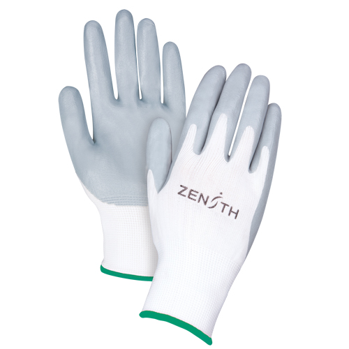 Lightweight Breathable Coated Gloves, 8/Medium, Foam Nitrile Coating, 13 Gauge, Polyester Shell Pryde Industrial Inc.