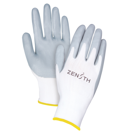 Gants l&eacute;gers enduits et respirants, 11/2T-Grand, R&ecirc;vetement Mousse de nitrile, Calibre 13, Enveloppe en Polyester Pryde Industrial Inc.