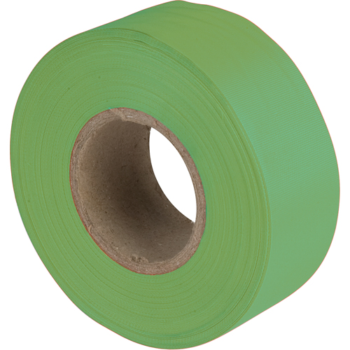 Flagging Tape, 1.2" W x 300' L, Green Pryde Industrial Inc.