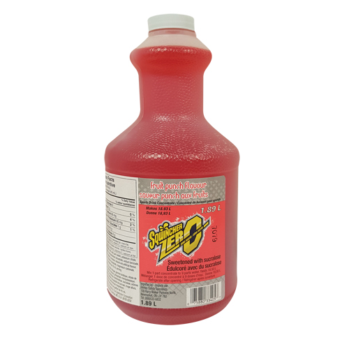 Sqwincher&reg; ZERO&reg; Rehydration Drink, Concentrate, Fruit Punch Pryde Industrial Inc.