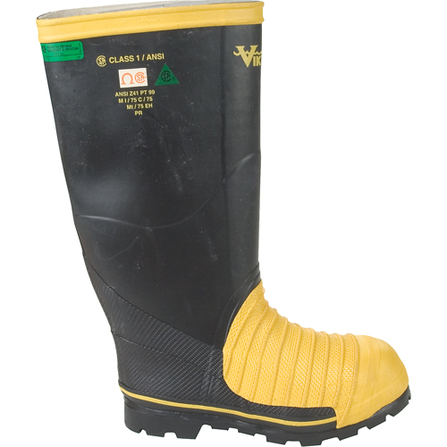 Bottes professionnelles Miner 49ER pour l'exploitation mini&egrave;re, Caoutchouc, Embout Acier, Pointure 7 Pryde Industrial Inc.