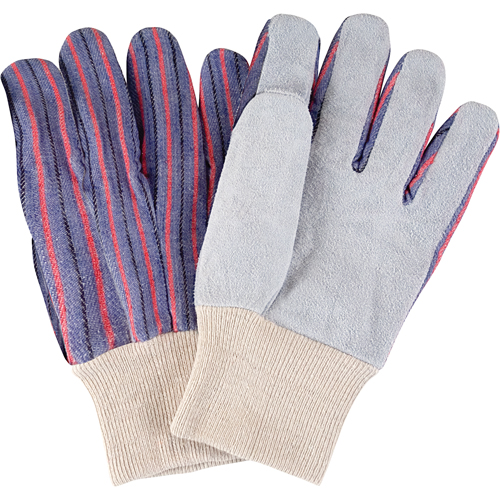 Standard-Duty Work Gloves, Large, Split Cowhide Palm Pryde Industrial Inc.