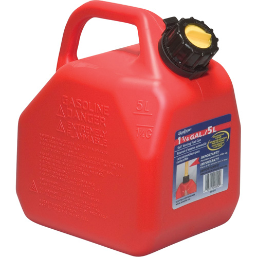 Jerricans, 1,25 gal. US/5 L, Rouge, Conformes aux normes CSA/ULC Pryde Industrial Inc.