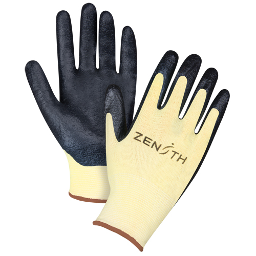 Gants r&eacute;sistants &agrave; la coupe avec prise sup&eacute;rieure, Taille Grand/9, Calibre 13, Rev&ecirc;tement Mousse de nitrile, Enveloppe en Aramide, ANSI/ISEA 105 niveau 3/EN 388 niveau 5 Pryde Industrial Inc.