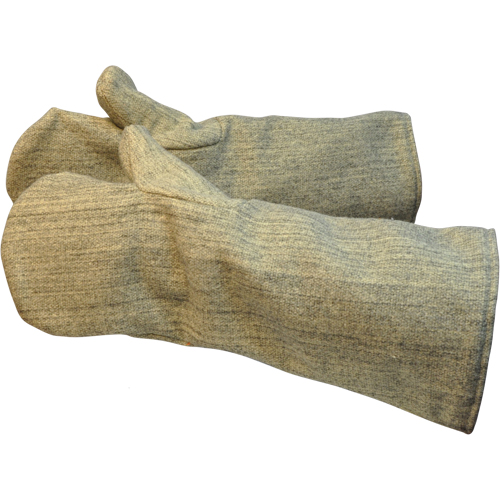 Carbo-King Heat Protective Mitts, Aramid, Large, Protects Up To 2100° F (1149° C) Pryde Industrial Inc.