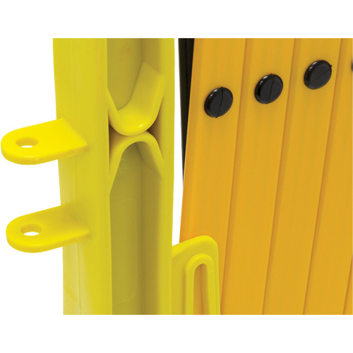 Xpandit Barricade, 36" H x 11.5' L, Black/Yellow Pryde Industrial Inc.