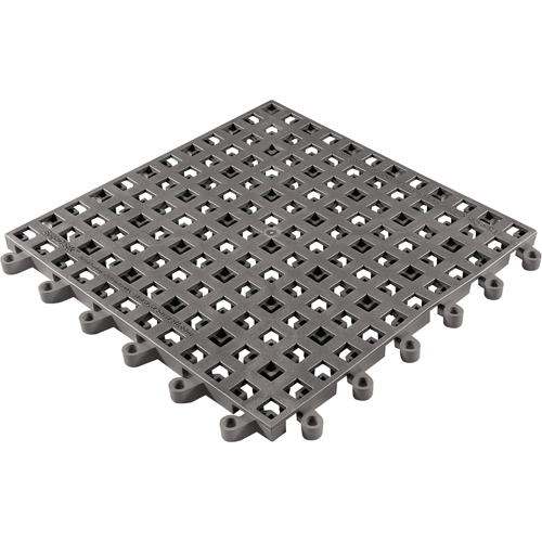 Tapis Ergodeck tout usage No 564 & No 566, PVC, 1-1/2' la c, 1-1/2' lo, 7/8" &eacute;paisseur, Charbon Pryde Industrial Inc.