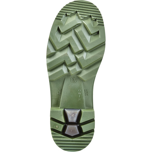Bottes industrielles tout temps Enduro, Caoutchouc, Embout Acier, Pointure 8, Semelle R&eacute;sistant aux perforations Pryde Industrial Inc.