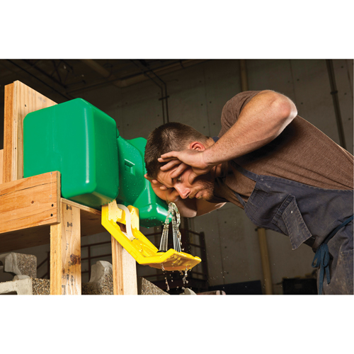 Eyewash Station, Gravity-Fed, 9 gal. Capacity, Meets ANSI Z358.1 Pryde Industrial Inc.
