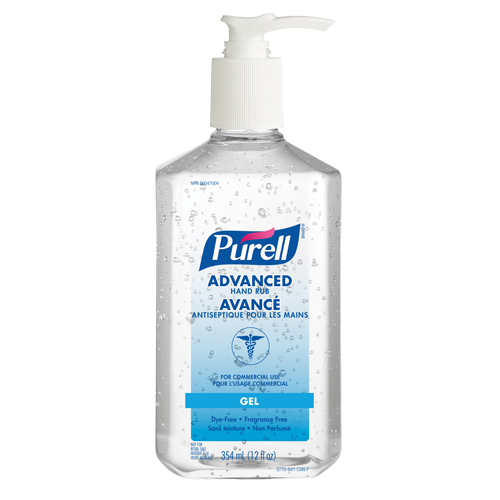 Advanced Hand Sanitizer, 354 ml, Pump Bottle, 70% Alcohol Pryde Industrial Inc.