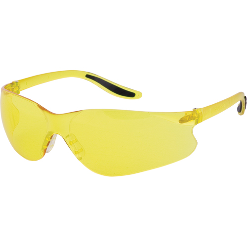 Z500 Series Safety Glasses, Amber Lens, Anti-Scratch, ANSI Z87+/Meets/Exceeds CSA Z94.3 Pryde Industrial Inc.
