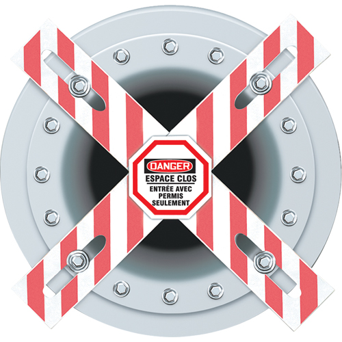 Barri&egrave;re Danger Man-Way Cross Pryde Industrial Inc.