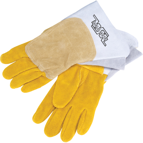 Gants de soudage pour pipelinier, Cuir de vache refendu, Taille Grand Pryde Industrial Inc.