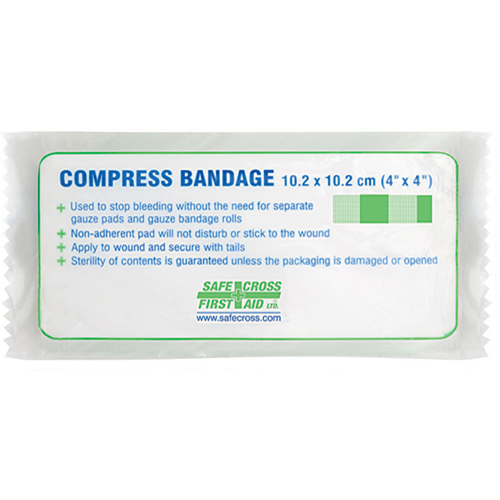 Compress (Pressure) Bandages - Sterile, 4-1/4" L x 3-1/2" W Pryde Industrial Inc.