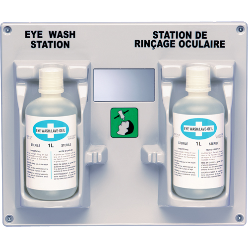 Douche oculaire a/solution ophtalmique Pryde Industrial Inc.