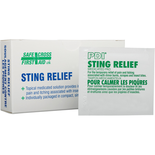 Tampons AfterBite pour le soulagement des piqûres d'insectes Pryde Industrial Inc.