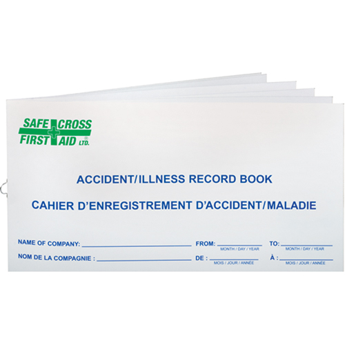 Accident Record Books Pryde Industrial Inc.