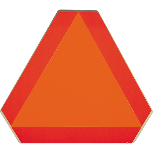 Slow Moving Vehicle Signs, Aluminum, 16" W x 16" H Pryde Industrial Inc.