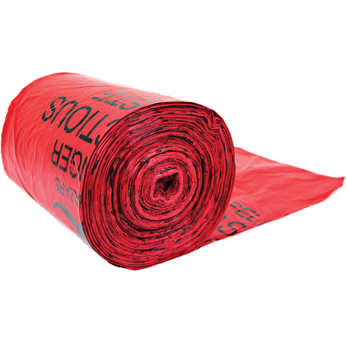 Sacs pour d&eacute;chets dangereux, Biorisque, 24" lo x 33" la, Capacit&eacute; de 56.8 L (15 gal.) Pryde Industrial Inc.