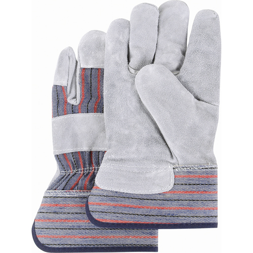 Premium Quality Fitters Gloves, 2X-Large, Split Cowhide Palm, Cotton Inner Lining Pryde Industrial Inc.